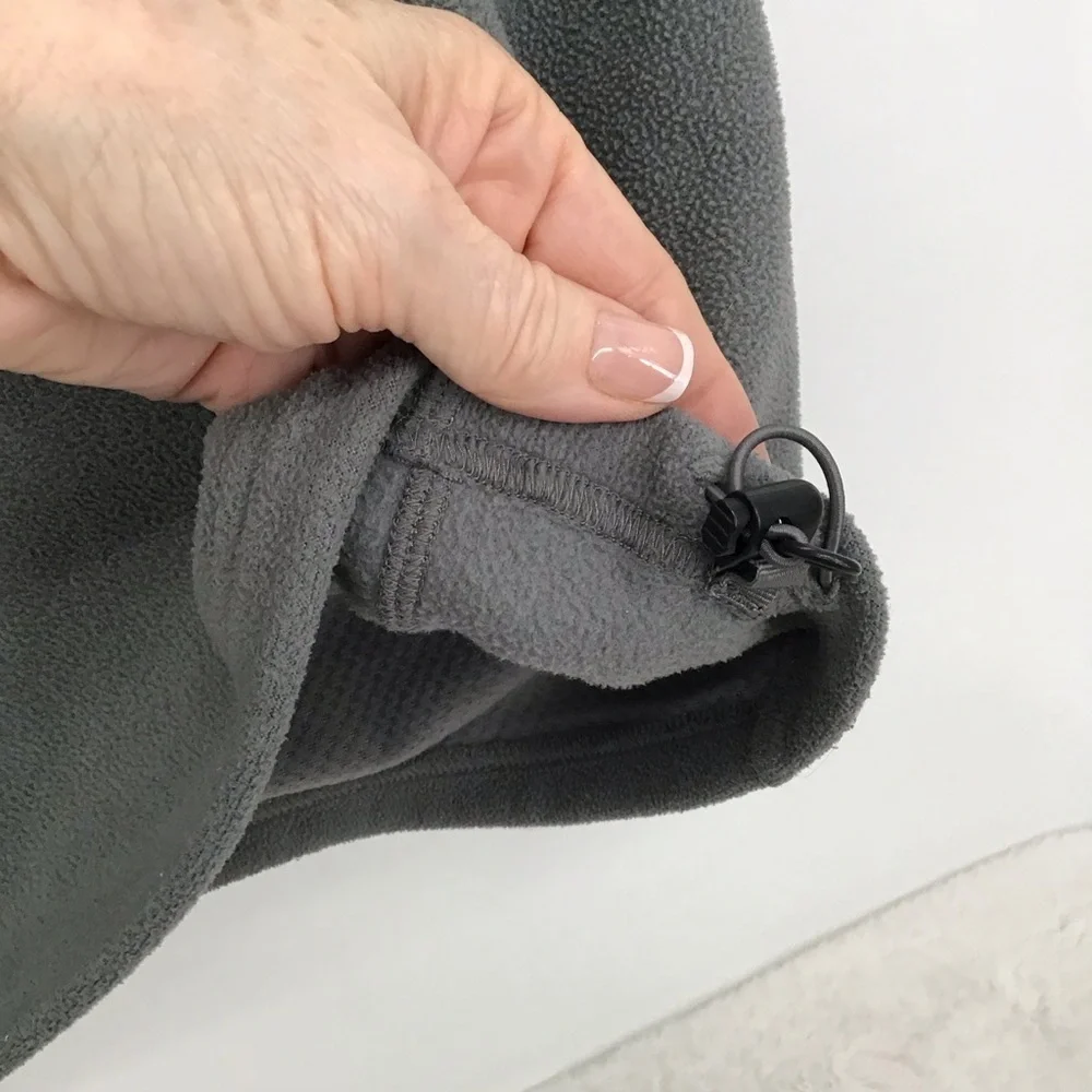 Marmot Men’s Polartec Fleece Full Zip-Up Vest W/Zip Pockets Charcoal Size Medium
